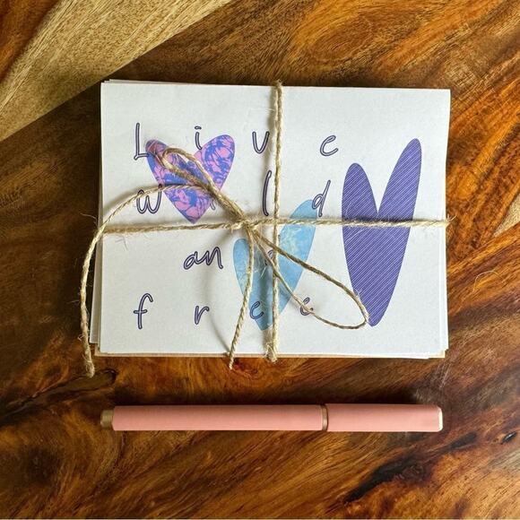 Greeting Cards Blank Notes Gift Idea for Friend 6 w/Envelopes Custom … - Picture 3 of 3